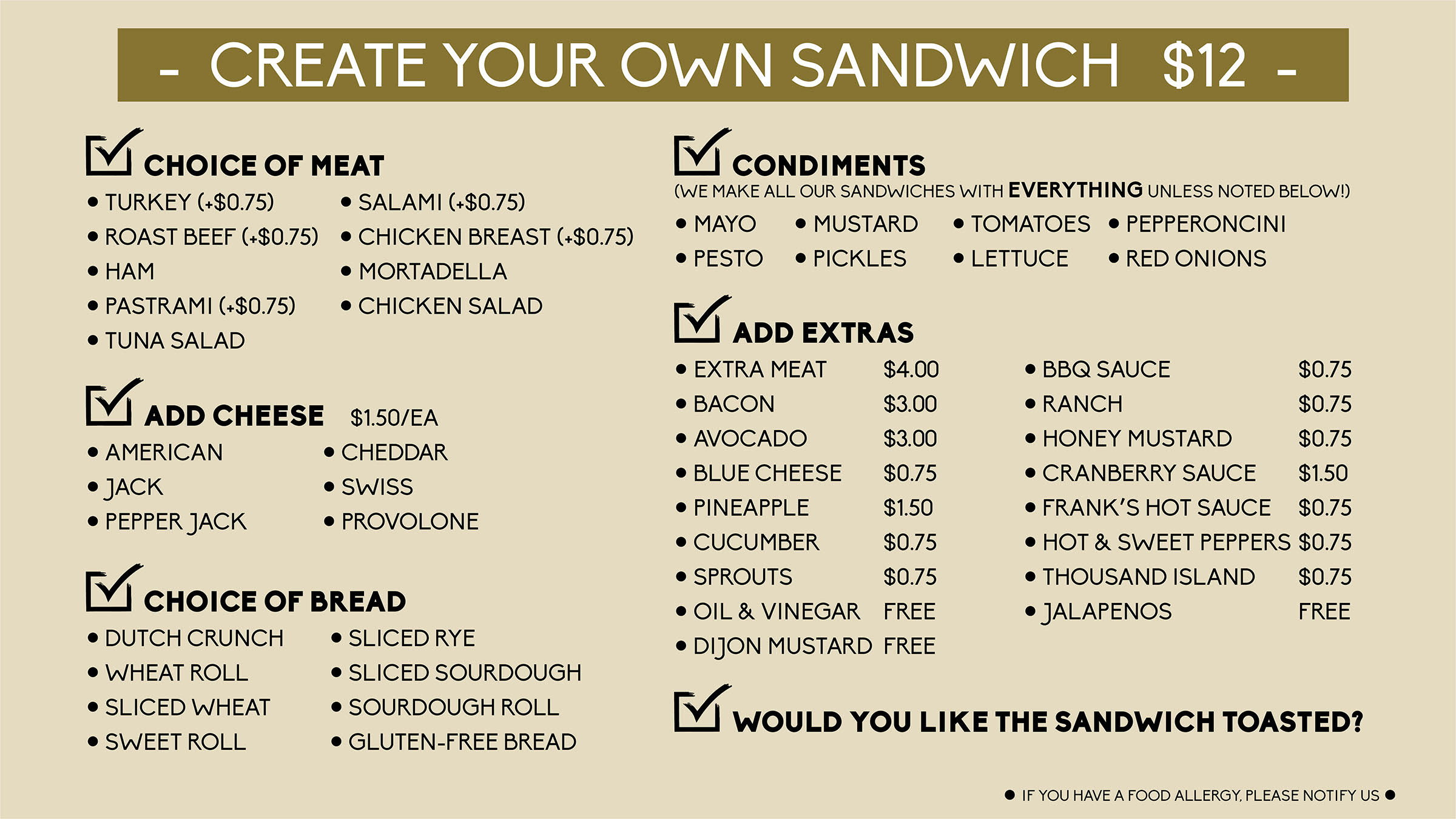 Menu Page 3